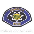 Cosmopolis Police Department Patch