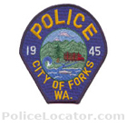 Forks Police Department Patch