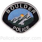 Boulder Police Department Patch