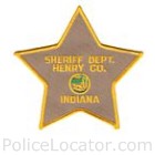 Henry County Sheriff's Department Patch