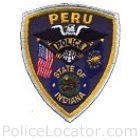 Peru Police Department Patch