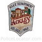 Ackley Police Department Patch