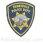 Evansdale Police Department Patch