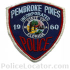 Pembroke Pines Police Department Patch