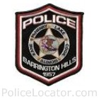 Barrington Hills Police Department Patch