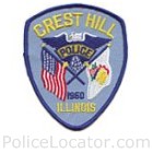 Crest Hill Police Department Patch
