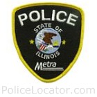 Metra Police Department Patch