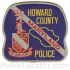 Howard County Police Department Patch