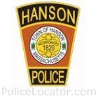 Hanson Police Department Patch