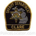 Clare City Police Department Patch