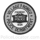Romeo Police Department Patch