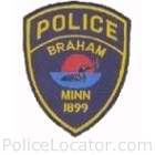 Braham Police Department Patch