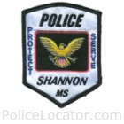 Shannon Police Department Patch