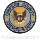 Simpson County Sheriff's Office Patch