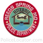 Reeds Spring Police Department Patch