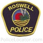 Roswell Police Department Patch