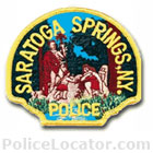 Saratoga Springs Police Department Patch