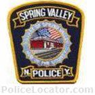 Spring Valley Police Department Patch