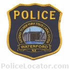 Waterford Police Department Patch
