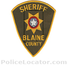 Blaine County Sheriff's Office Patch