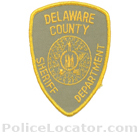 Delaware County Sheriff's Office Patch