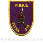Burns Police Department Patch
