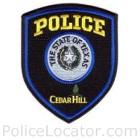 Cedar Hill Police Department Patch
