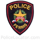Ferris Police Department Patch
