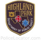Highland Park Department of Public Safety Patch