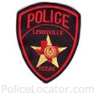 Lewisville Police Department Patch