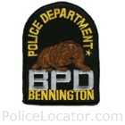 Bennington Police Department Patch