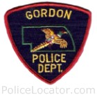 Gordon Police Department Patch
