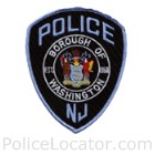 Washington Borough Police Department Patch