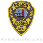 Algoma Police Department Patch
