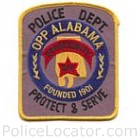 Opp Police Department Patch