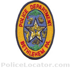 Bethlehem Police Department Patch
