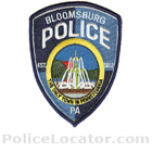 Bloomsburg Police Department Patch