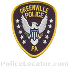Greenville-West Salem Police Department Patch