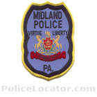 Midland Police Department Patch