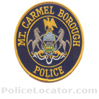 Mount Carmel Borough Police Department Patch