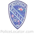Greenfield Police Department Patch