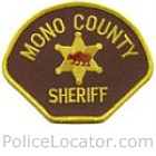 Mono County Sheriff's Department Patch