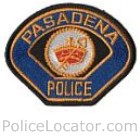 Pasadena Police Department Patch