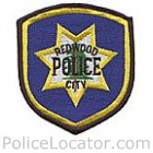 Redwood City Police Department Patch
