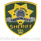 Carson City Sheriff's Office Patch
