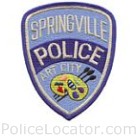 Springville Police Department Patch