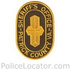 Patrick County Sheriff's Office Patch