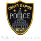 Cedar Rapids Police Department Patch