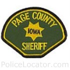 Page County Sheriff's Office Patch