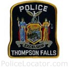 Thompson Falls Police Department Patch